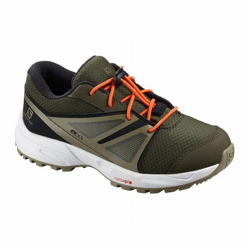 Zapatillas De Running Salomon Niños Negras - Salomon Argentina SENSE CLIMASALOMON™ IMPERMEABLE ,5310